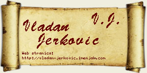 Vladan Jerković vizit kartica